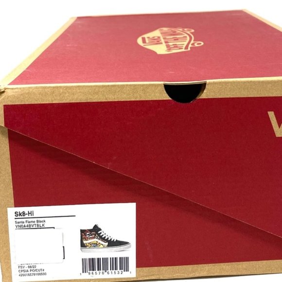 VANS Sk8-Hi Shoes High Top Black Suede Women's Size Casual Sneakers VN0A4BVTBLK - Picture 10 of 10